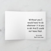 Happy Administrative Professionals Day geel teken Kaart (Binnen)