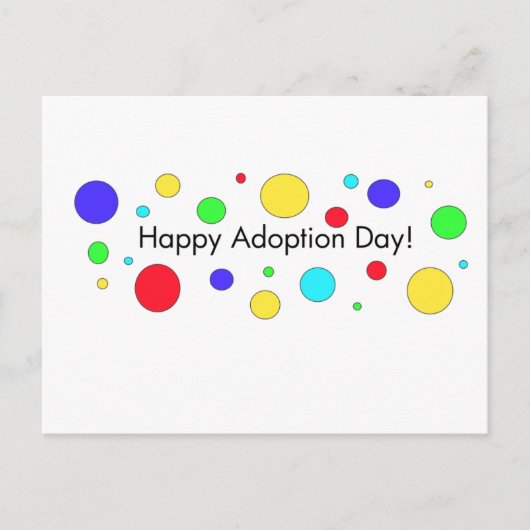 Happy Adoption Day Briefkaart (Voorkant)