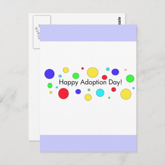 Happy Adoption Day Briefkaart (Voorkant / Achterkant)
