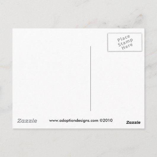 Happy Adoption Day Briefkaart (Achterkant)