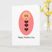 Happy Adoption Day Kaart (Gele Bloem)