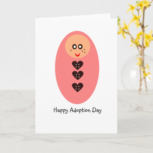 Happy Adoption Day Kaart (Gele Bloem)