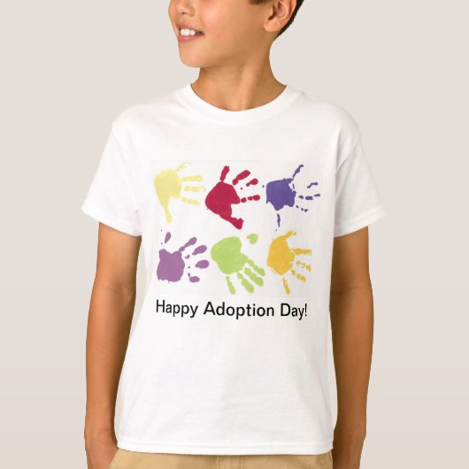 Happy Adoption Day Kinder T-shirt (Voorkant)
