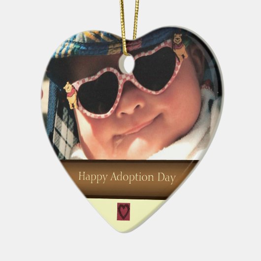 Happy Adoption Day Photo Ornament (Links)