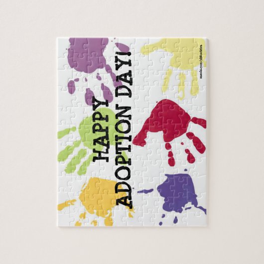 Happy Adoption Day Puzzle Legpuzzel (Verticaal)