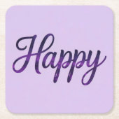 Happy Affirmation Onderzetter Set (Voorkant)