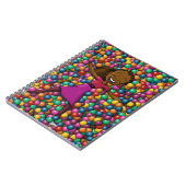 Happy African American Girl Notitieboek (Linkerzijde)