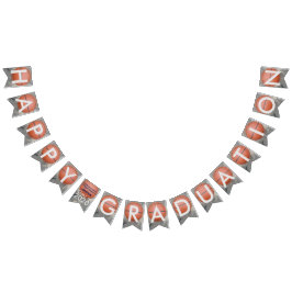 Happy Afstuderen Basketball Blue Bunting Banner