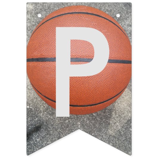 Happy Afstuderen Basketball Blue Bunting Banner (Derde vlag)