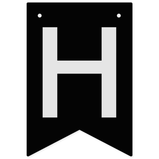 Happy Afstuderen Black Vlaggetjes (Eerste vlag)