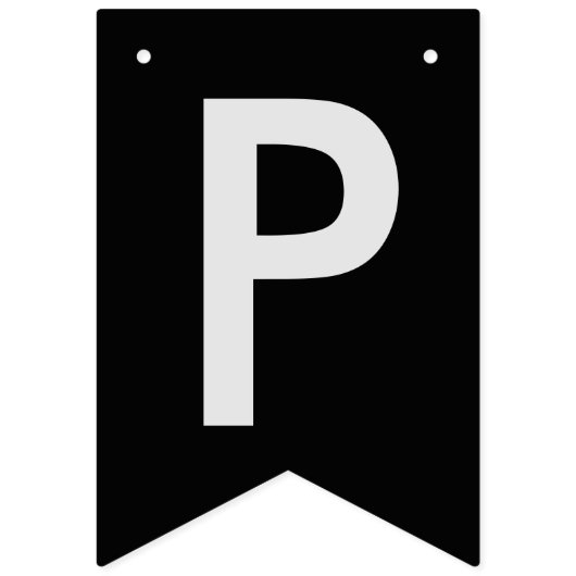 Happy Afstuderen Black Vlaggetjes (Derde vlag)