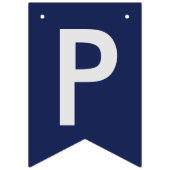 Happy Afstuderen Blue School Bunting Banner (Derde vlag)