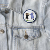 Happy Afstuderen Day Afgestudeerden Ronde Button 5,7 Cm (In situ)