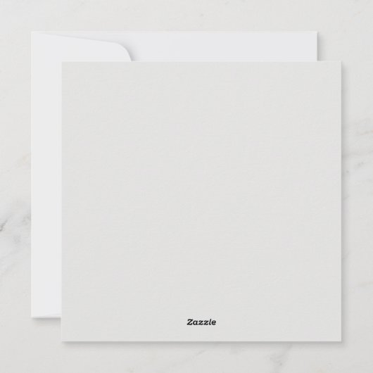 Happy Afstuderen Invitation, minimalistisch Afstud Feestdagenkaart (Achterkant)