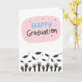 Happy Afstuderen Kaart (Gele Bloem)