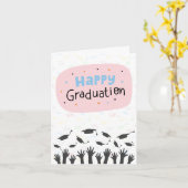 Happy Afstuderen Kaart (Gele Bloem)