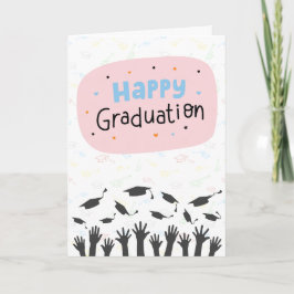 Happy Afstuderen Kaart