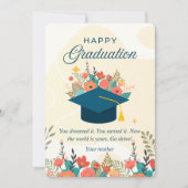 Happy Afstuderen Kaart voor zoon of dochter (Voorkant)