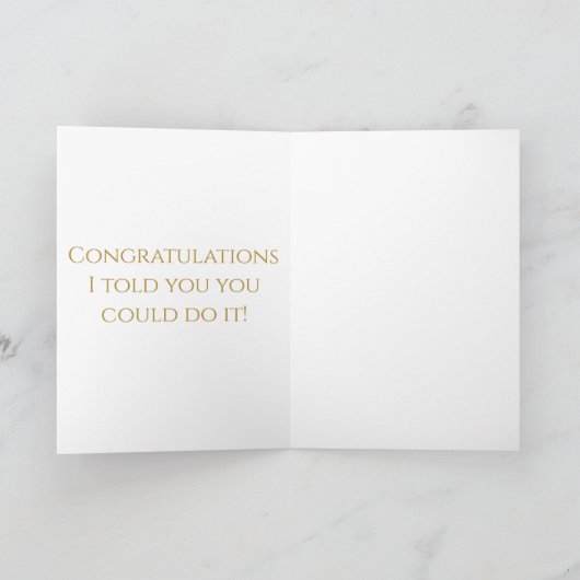 Happy Afstuderen speelgoed geweldige broer Kaart (Binnen)