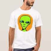 Happy Alien/ET (Rond ontwerp) T-shirt (Voorkant)