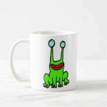 Happy Alien Frog Coffee-Mok