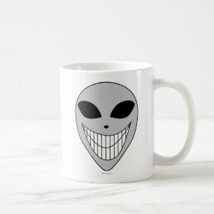 Happy Alien Smile Teeth Cosmic Science Fiction Koffiemok