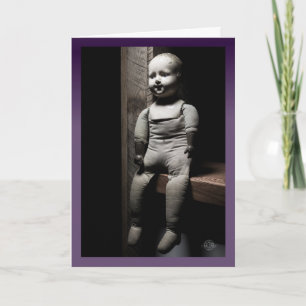 Happy All Hallow's Eve - griezelige Halloween Robe Kaart