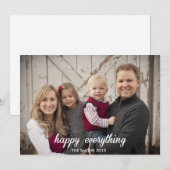 Happy All Holiday-fotokaart 2013 Feestdagenkaart (Voorkant / Achterkant)