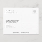 Happy All Holiday-fotokaart Feestdagenkaart (Achterkant)