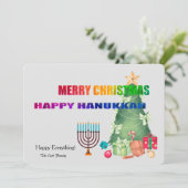 Happy All Holiday Greep Card Feestdagenkaart (Staand voorkant)