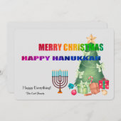 Happy All Holiday Greep Card Feestdagenkaart (Voorkant / Achterkant)