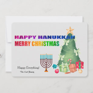 Happy All Holiday Greeting Card Feestdagenkaart