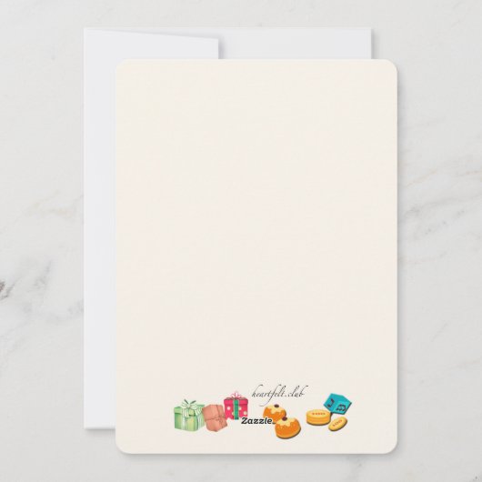 Happy All Holiday Greeting Card Feestdagenkaart (Achterkant)