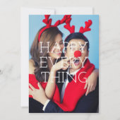 Happy All Holiday Photo-bedekking Kaart (Voorkant)