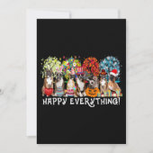 Happy Alles Boxer Dog Seasons het hele jaar door T Kaart (Voorkant)