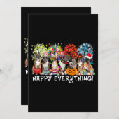 Happy Alles Boxer Dog Seasons het hele jaar door T Kaart (Voorkant / Achterkant)