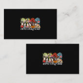 Happy Alles Boxer Dog Seasons het hele jaar door T Visitekaartje (Voorkant / Achterkant)