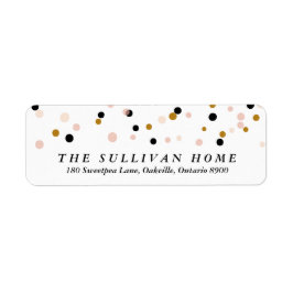 Happy Alles Confetti | Vakantiemaand Etiket