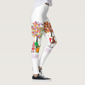 Happy Alles Gnomies Gnomes Feestdagen Kerstmis Leggings (Rechts)