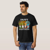 Happy Alles Gnomies Gnomes Feestdagen Kerstmis T-shirt (Voorkant volledig)