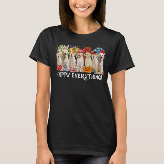 Happy Alles Labrador Retriever Dog Seasons Al T-shirt