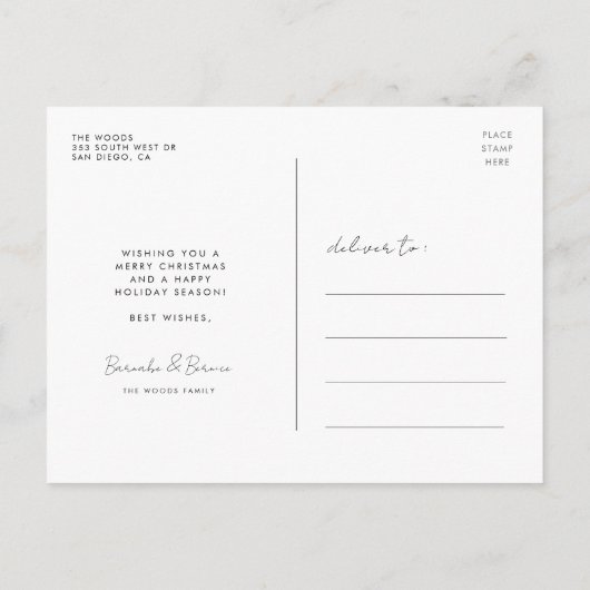 Happy alles Retro  Vakantiefoto Briefkaart (Achterkant)