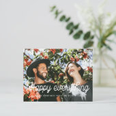 Happy alles Retro  Vakantiefoto Briefkaart (Staand voorkant)