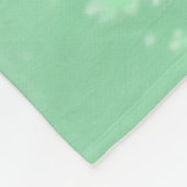 Happy Alligator met ballon - Schattigee Nursery Ar Fleece Deken (Hoek)