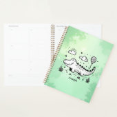 Happy Alligator met ballon - Schattigee Nursery Ar Planner (Display)