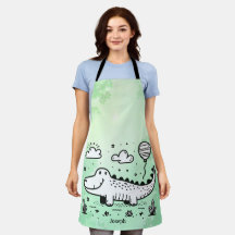 Happy Alligator met ballon - Schattigee Nursery Ar