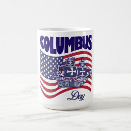 Happy America Columbus Day Koffiemok
