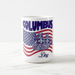 Happy America Columbus Day Koffiemok