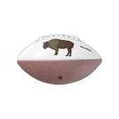 Happy American bison buffalo illustratie American Football (Gedraaid 270)