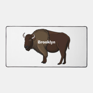 Happy American bison buffalo illustratie Bureaumat